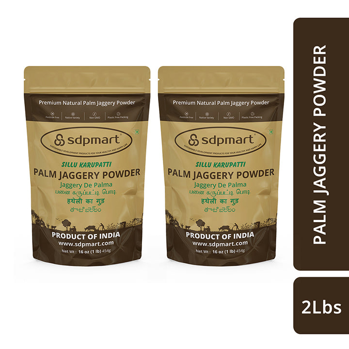 SDPMart Premium Palm Jaggery Powder (Sillu Karupatti) - SDPMart