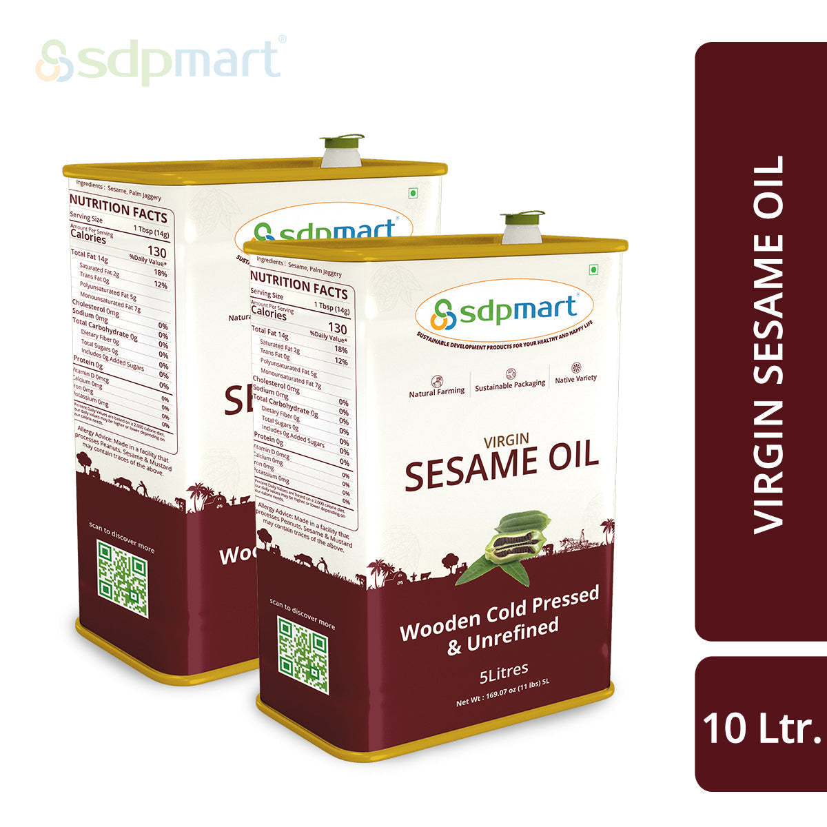 SDPMart Premium Virgin Sesame Oil - SDPMart