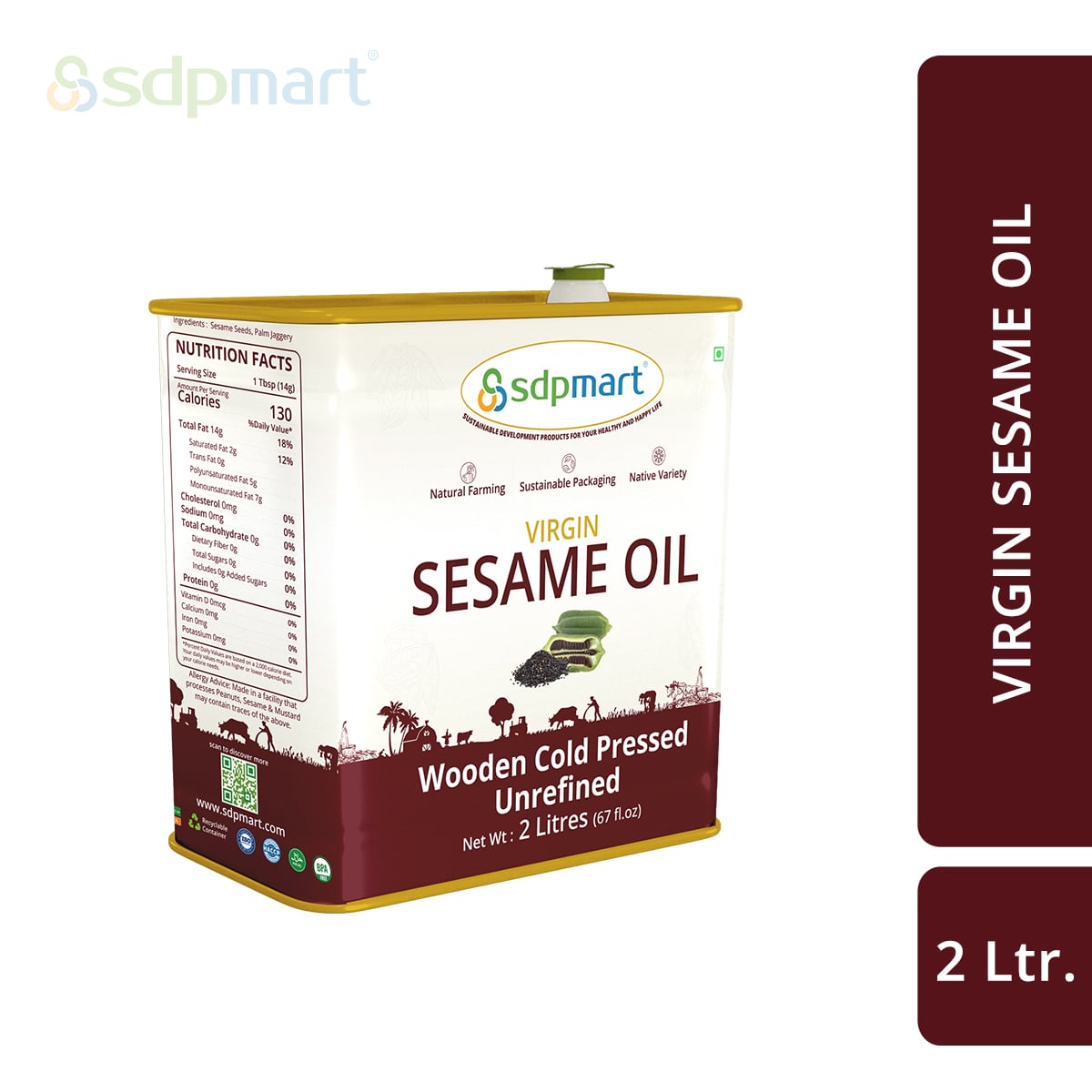 SDPMart Premium Virgin Sesame Oil - SDPMart