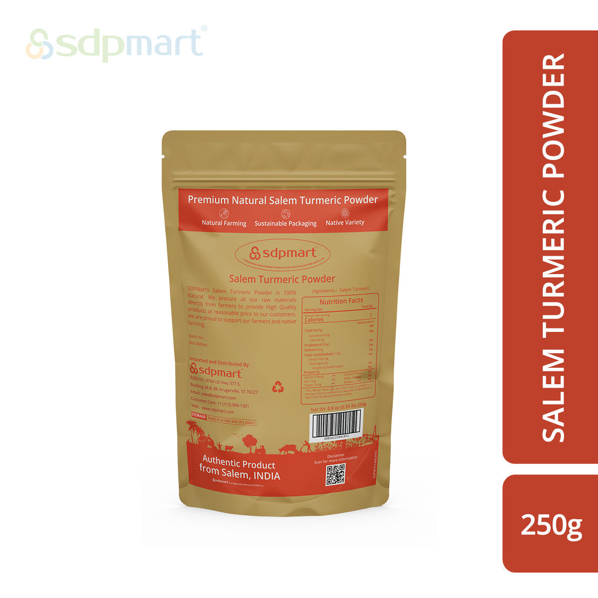 SDPMart Premium Salem Turmeric Powder - SDPMart