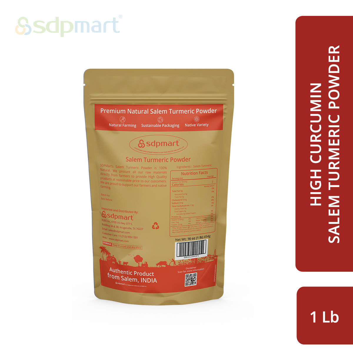 SDPMart Premium Salem Turmeric Powder - SDPMart