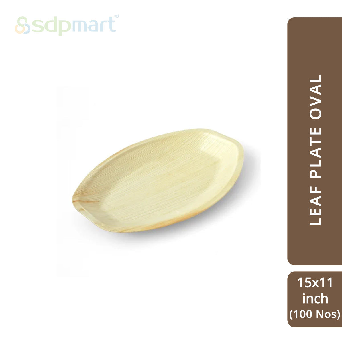 areca palm leaf plate SDPMart Premium Palm Leaf Plate Oval 15x11 INCH – KEKE Stores